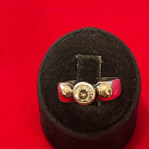 Silver gold ring 925 585 used, size 57