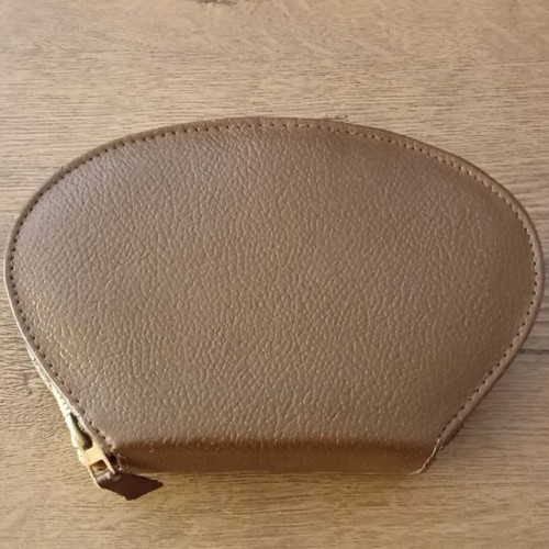 Vintage shaving kit new, retro leather travel case
