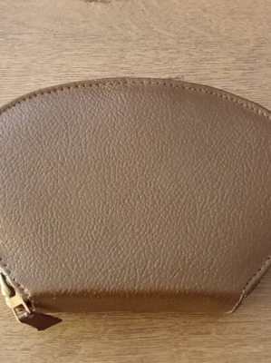 Vintage shaving kit new, retro leather travel case