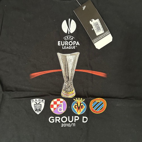 PAOK commemorative T-shirt Europa League 2010-2011 new, size Medium