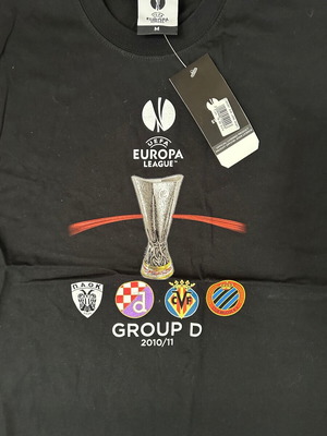 PAOK commemorative T-shirt Europa League 2010-2011 new, size Medium