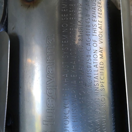Husqvarna TE 450 Exhaust 2012 model new