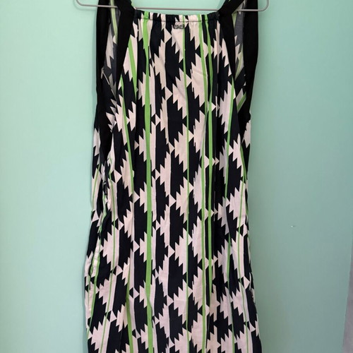 CNC Costume National sleeveless dress with belt like new, geometric print