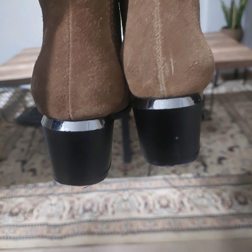 Gianna Kazakou ankle boots used, brown leather, size 36