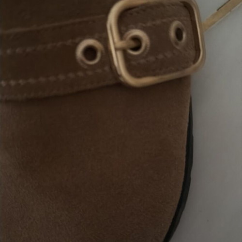 Flat sabo leather Stradivarius, like new, size 40, brown