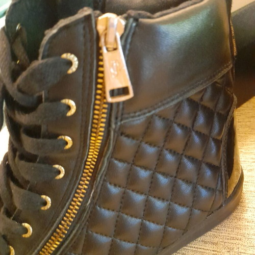 Juicy Couture boots used, quilted, size 39.5, black