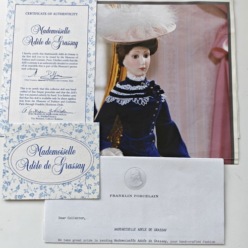 Mademoiselle Adèle de Grassay Franklin Heirloom porcelain doll