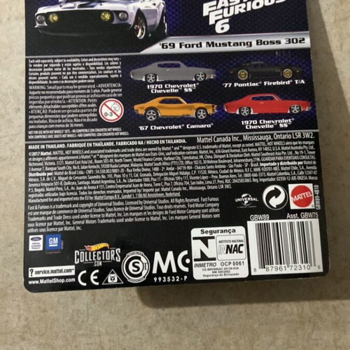 Hot Wheels Fast and Furious Ford Mustang toy car like new