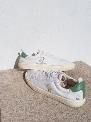 Παιδικά παπούτσια Zara μεταχειρισμένα με Snoopy νούμερο 36 άσπρα