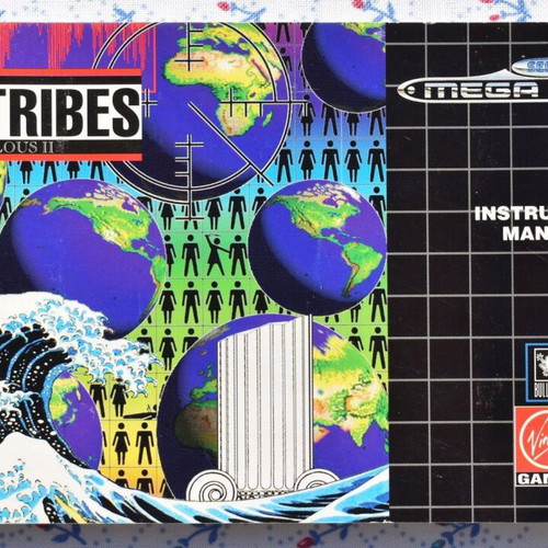 Two Tribes: Populous II Sega Mega Drive game like new
