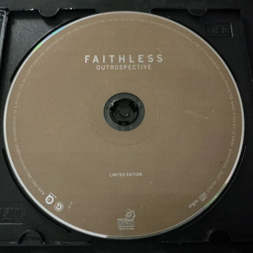 Faithless Outrospective album used, case replaced