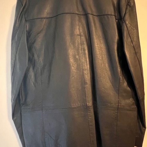 Selected leather jacket like new, black, size L
