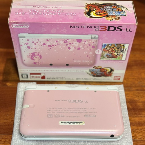 Nintendo 3DS XL One Piece Chopper Pink Limited Edition console