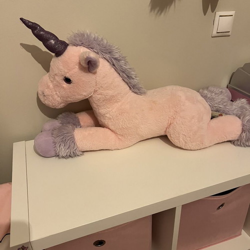 Unicorn plush large 70x40cm by Keel Toys used, excellent condition
