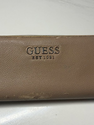 Guess wallet used, beige