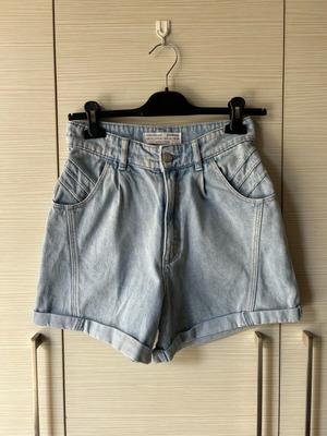 Stradivarius denim shorts like new, high waist, size S