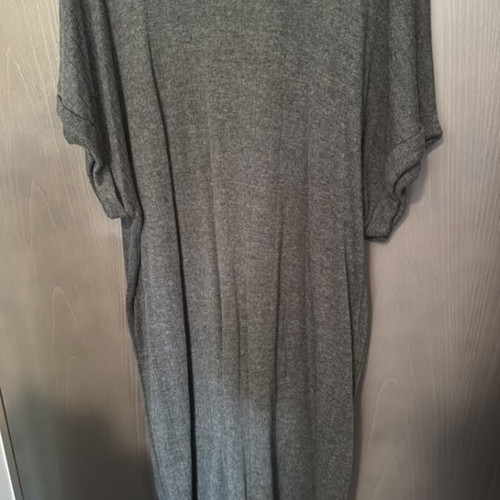 Zara knitted dress like new, gray, size XL
