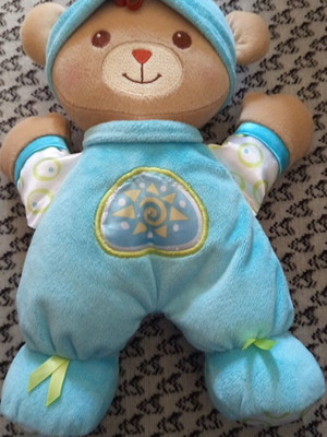 Fisher-Price Baby Plush Bear with Rattle like new