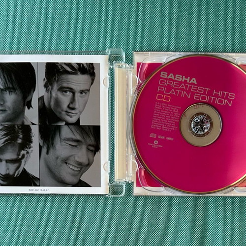 Sasha Greatest Hits Platinum Edition CD & DVD like new, electronic