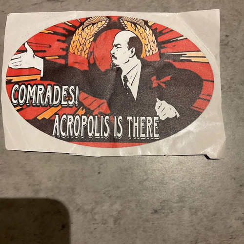 Comrades sticker like new
