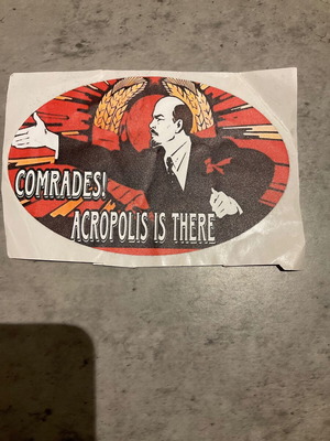 Αυτοκόλλητο Comrades σαν καινούργιο