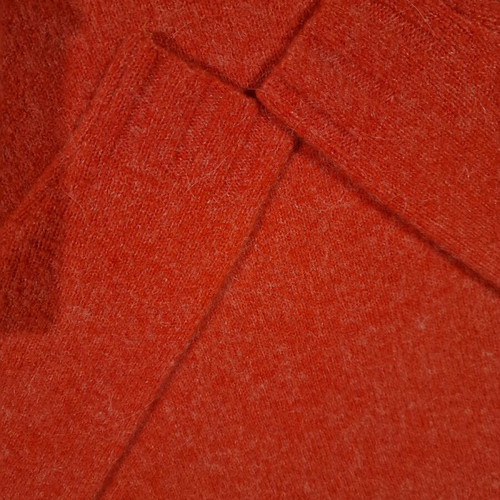 Cubus Sweden oversized pullover with wool and alpaca like new, red coral