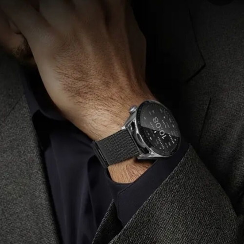 Milanese Metal Watch Strap 22mm black new, 24cm