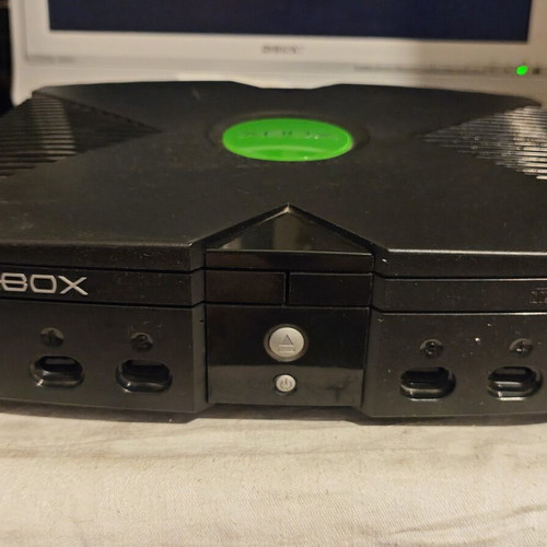 Xbox Original κονσόλα με χαλασμένο τροφοδοτικό