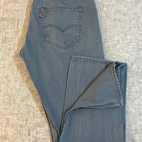 Levi's 501 Mens Jeans Used Size W32 L32 Blue Gray
