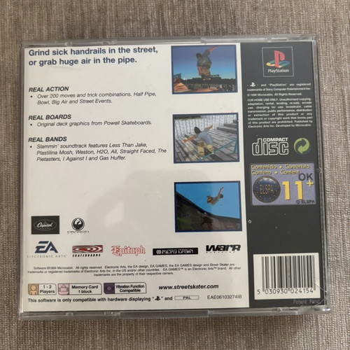Street Skater PlayStation 1 PS1 English Complete used
