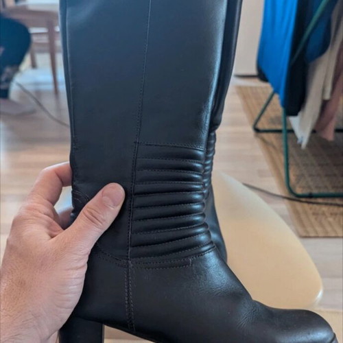 Peter Kozina leather boots size 37 like new, dark brown
