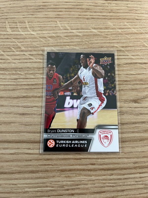 Κάρτα Bryant Dunston Ολυμπιακός EuroLeague 2015-16 Upper Deck σαν καινούργιο