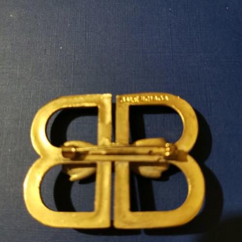 Balenciaga Broche d'or vintage brooch used, gold color