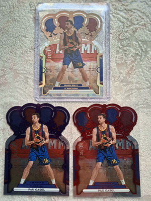 Panini Euroleague Crown Royale 2024 Pau Gasol 3 κάρτες σαν καινούργιες