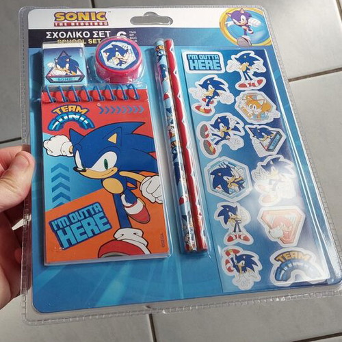 Sonic the Hedgehog school set new, 6 pieces