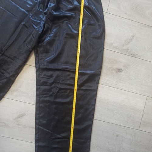 Men's satin pajamas XL new, black and blue