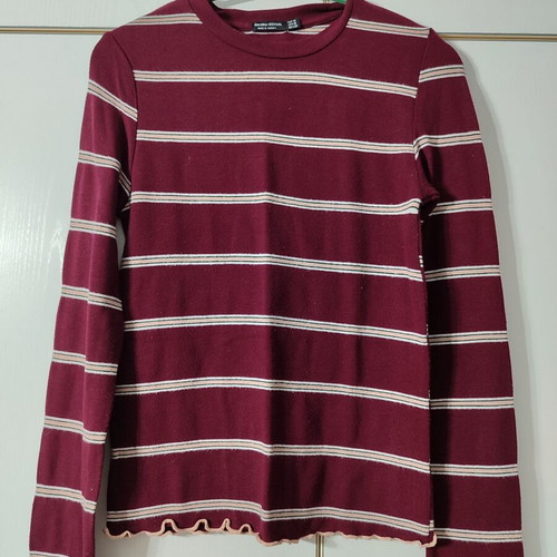 Bershka girl blouse size M red like new