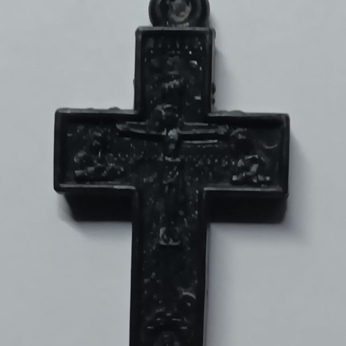 Black Staurodaki Amulet like new