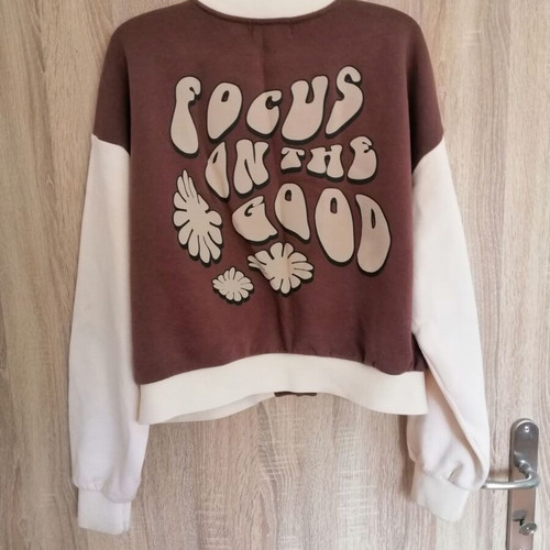 Bershka sweatshirt size L cotton like new