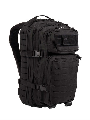 Mil-Tec US Black Laser Cut Assault Tactical Backpack 20L new