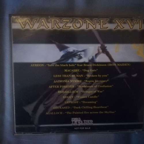 Warzone XVI CD used, metal