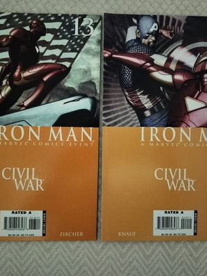 Iron Man κόμικ Civil War τεύχη 13-14