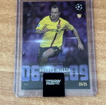 Topps Total Football κάρτα Andres Iniesta καινούργια, περιορισμένη 25