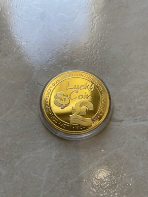 Metal lucky coin new with excellent quality