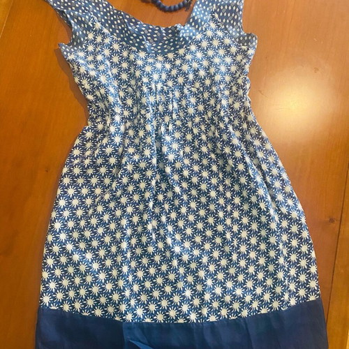 Velvet silk dress, boho style, size S