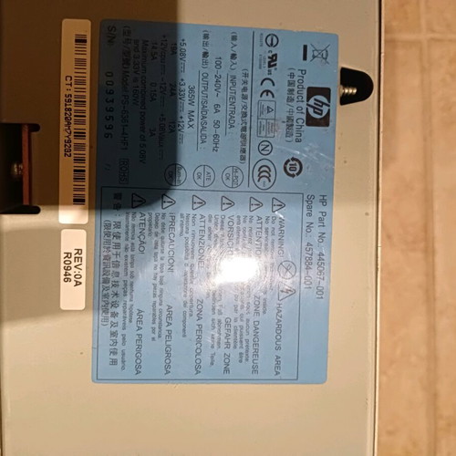 HP ProLiant ML110 computer components used, set