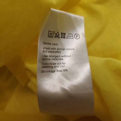 Résumé yellow dress size S with lining