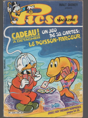 Disney Picsou Magazine No 134 French Comics Mickey 1983