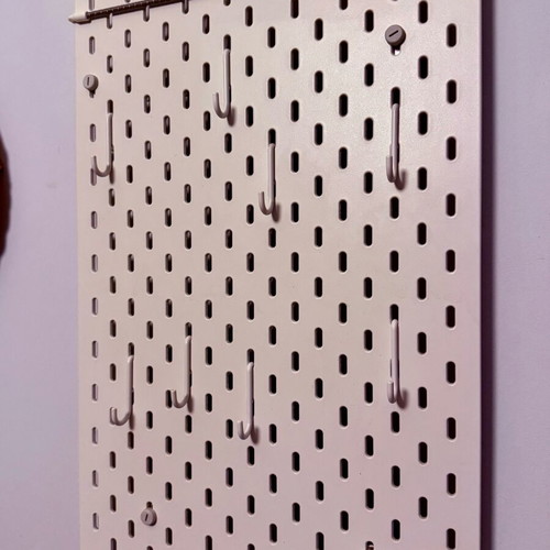 IKEA perforated board like new with hooks