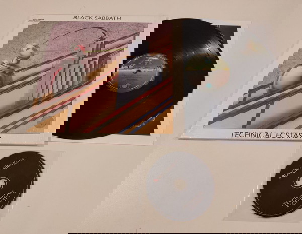 Vinyl LP Black Sabbath - Technical Ecstasy LP + CD New Mint ! Heavy Metal